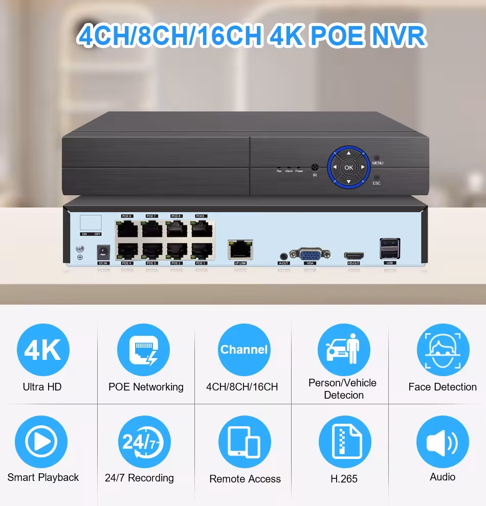 POE NVR security system