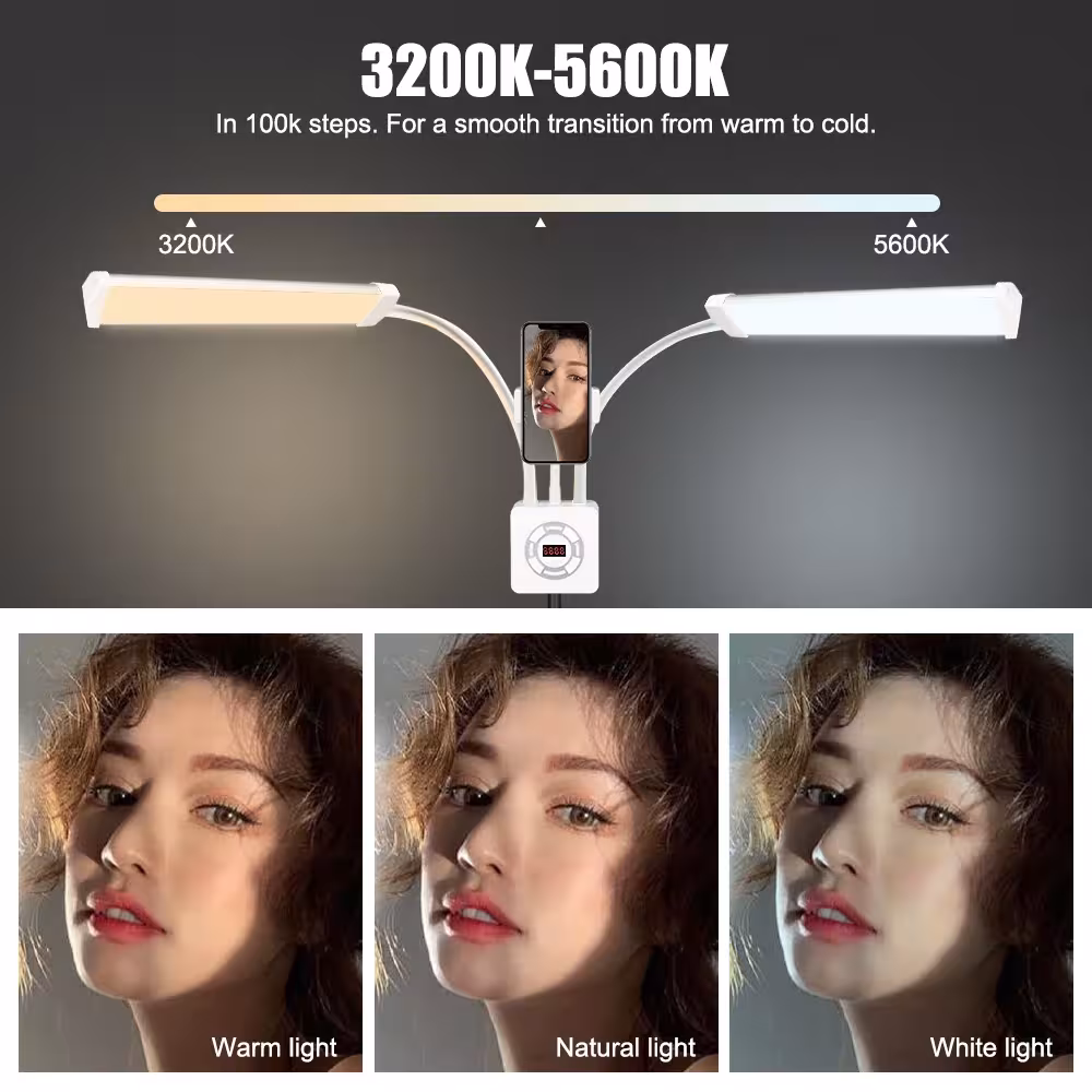 LED grožio šviesa makiažui
