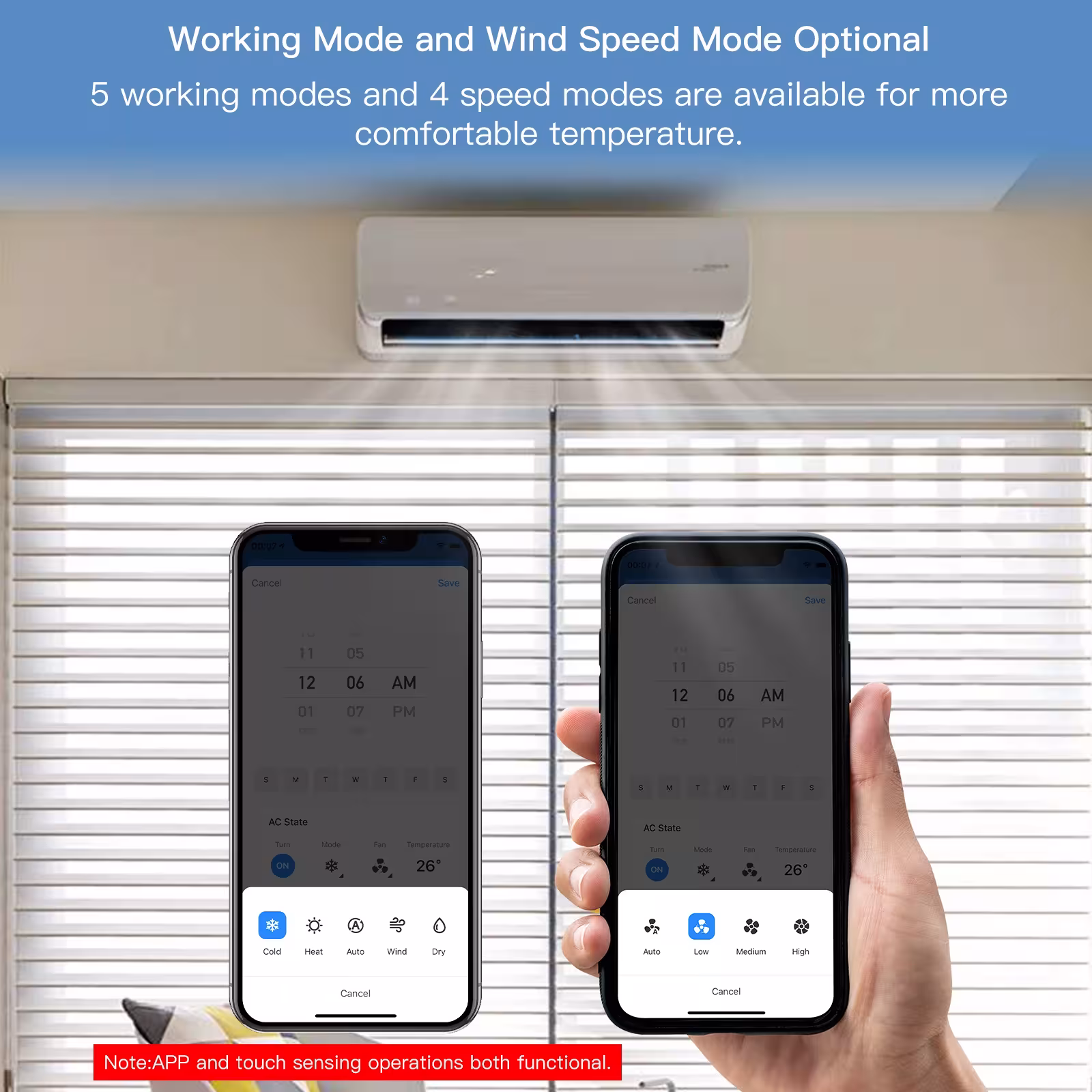 WiFi termostatas oro kondicionavimui
