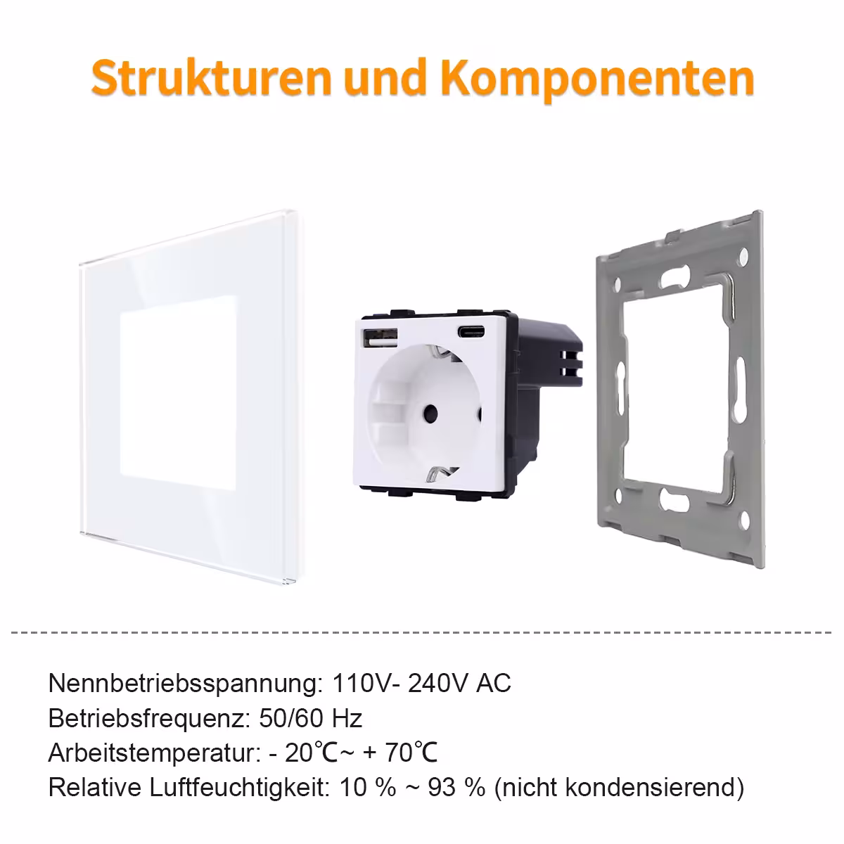 Prise murale USB Type-C