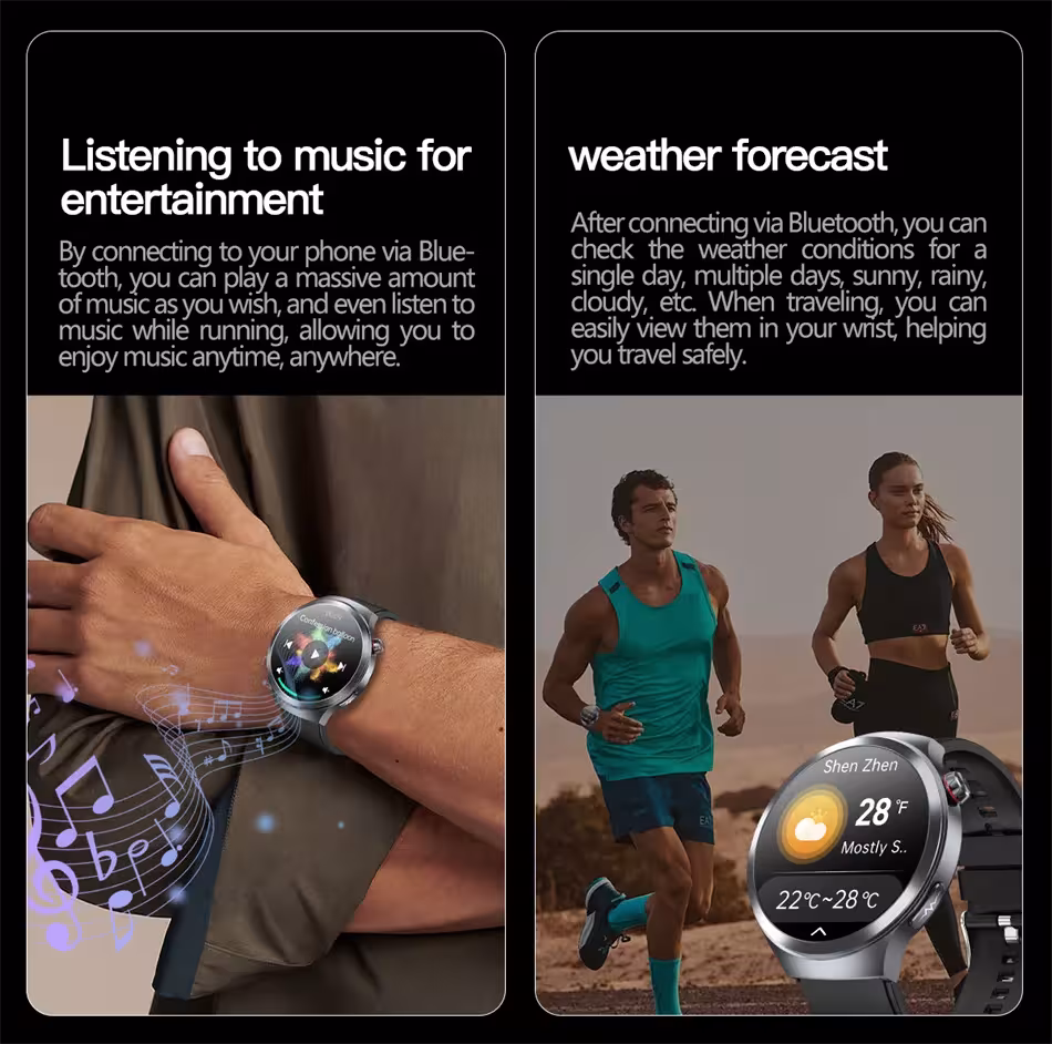 Montre intelligente avec verre saphir