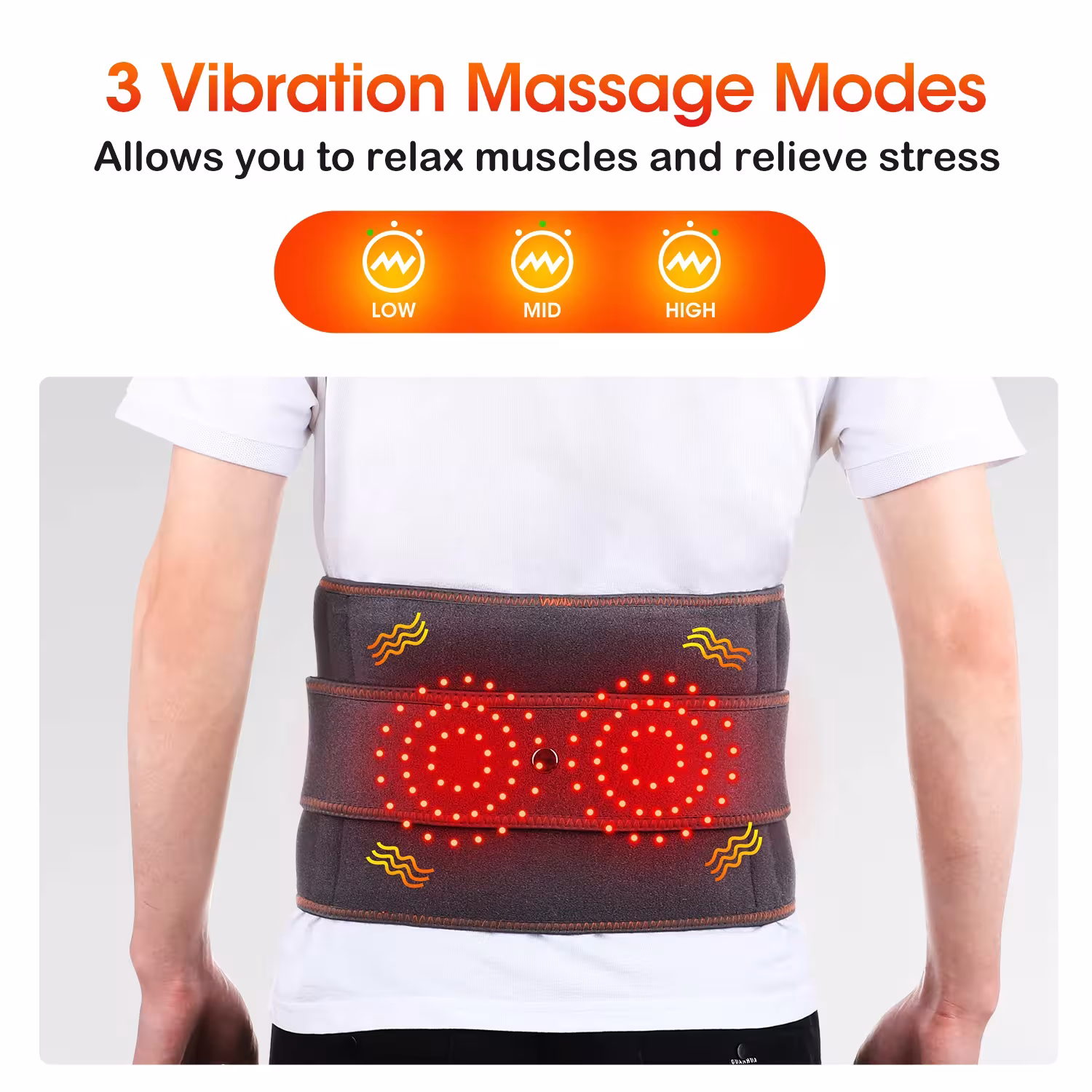 heating massage belt back
