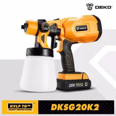 DEKO Spray Gun 20V/220V máquina pulverizadora de pintura eléctrica para principiantes