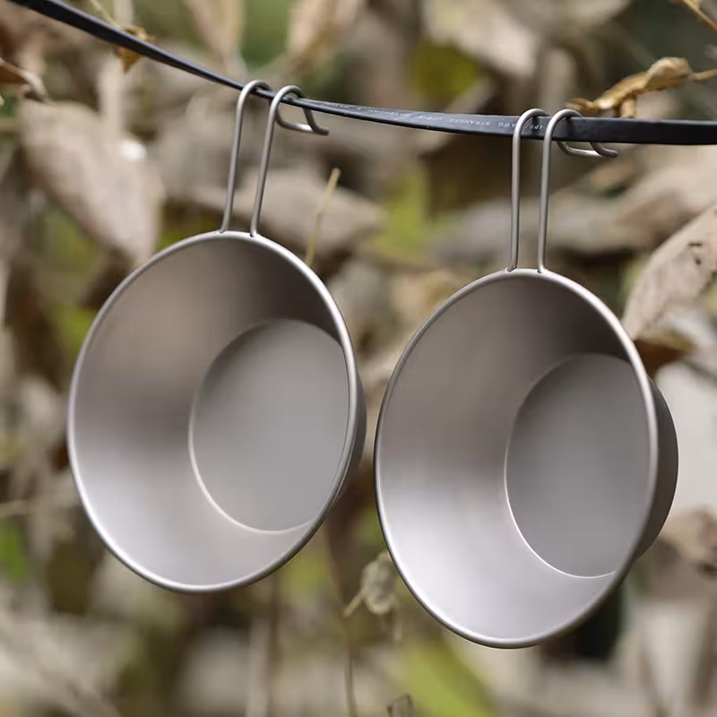 titanium camping bowl 260ml