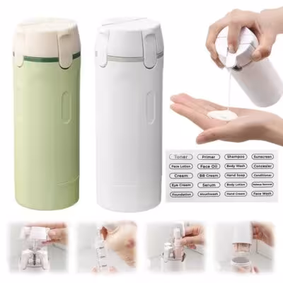 4 in 1 Travel Dispenser Leak Proof Bottle Lotion Conditioner 30 ml