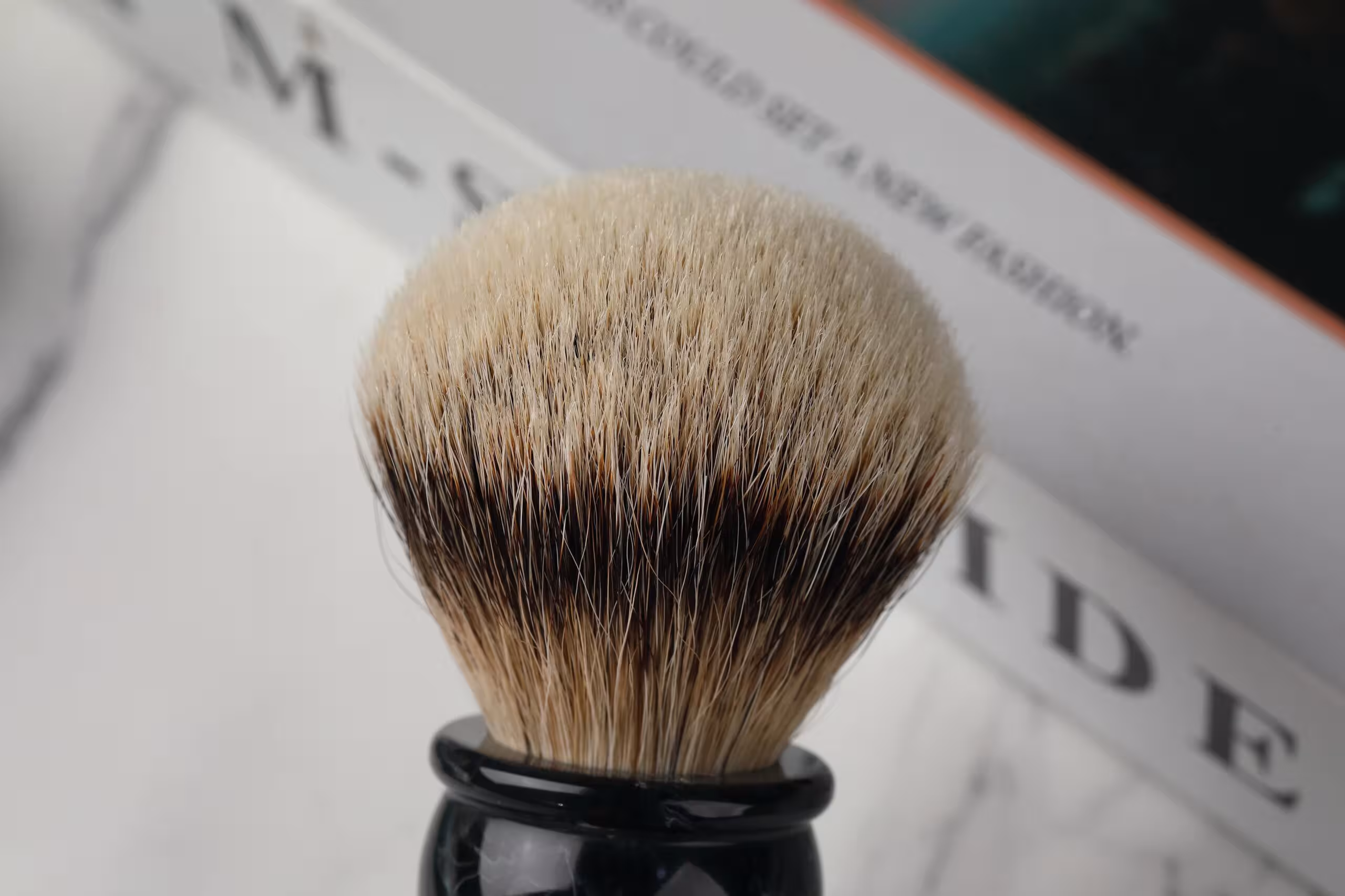 men's badger hair shaving brush