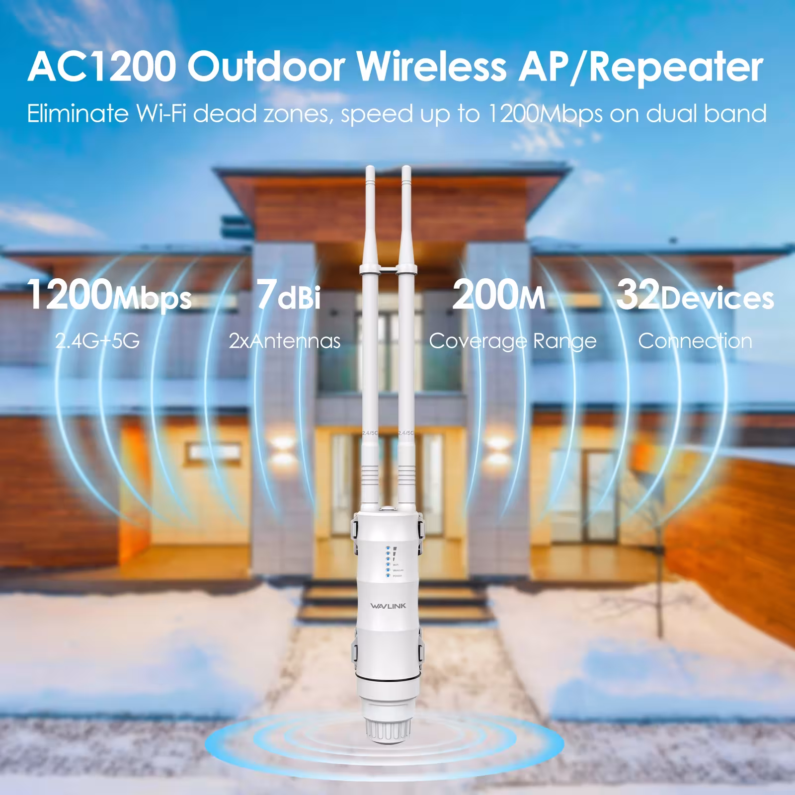 router WiFi al aire libre