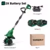 2 batteries