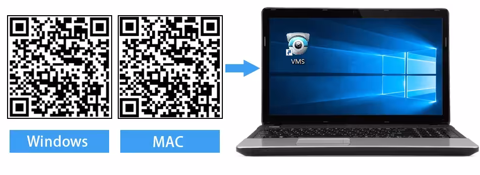 WiFi CCTV sistema 5MP