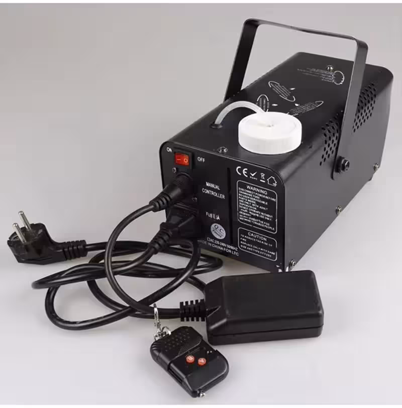 LED 500W dūmų mašina su nuotolinio valdymo ir RGB spalvomis scenos įrangai