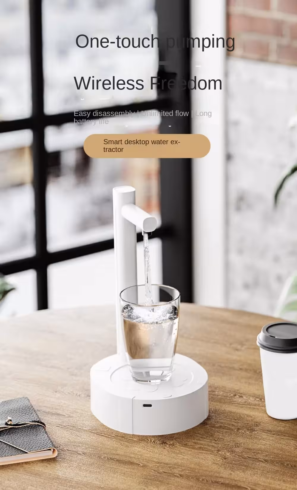 distributore d'acqua da scrivania portatile
