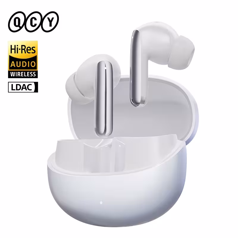 QCY MeloBuds Pro 46dB ANC belaidžiai ausai su Hi-Res LDAC Bluetooth 5.3
