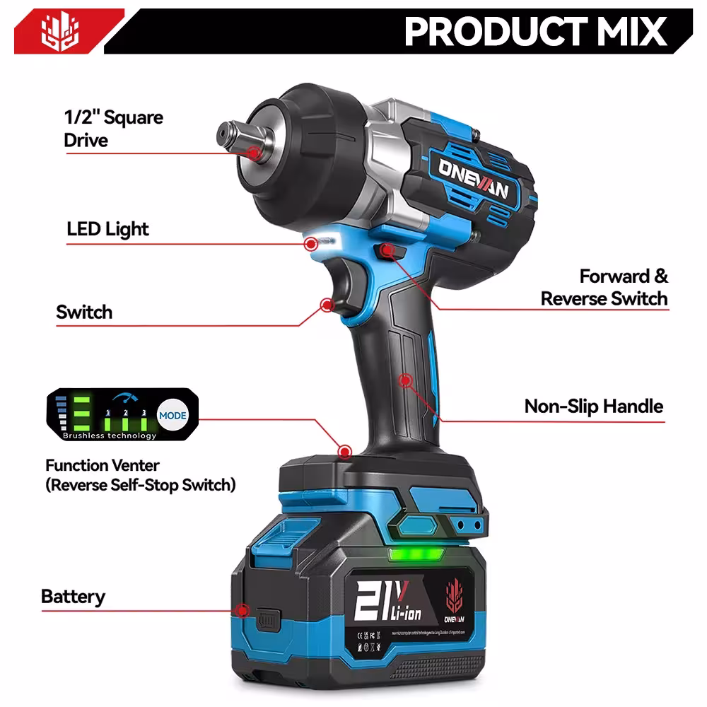 electric impact wrench 2800N.M
