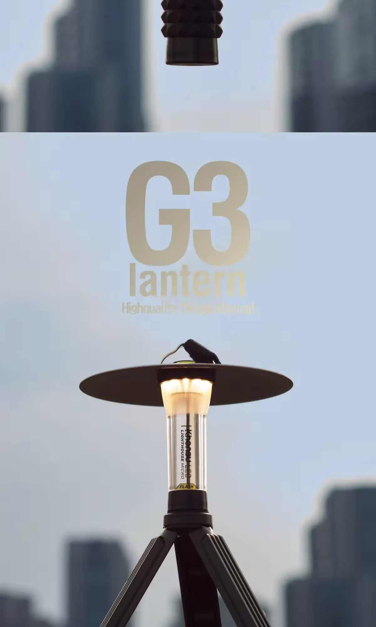Linterna LED de pie recargable GZ de 3000mAh