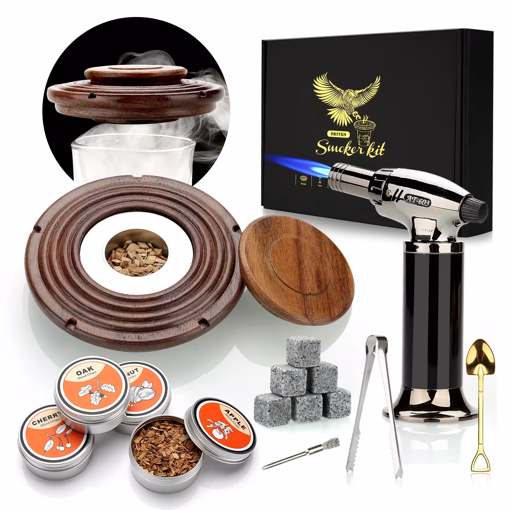 kit de ahumado de cócteles