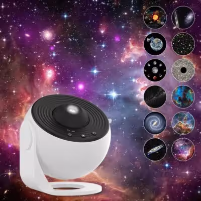 Projecteur de nuit LED avec effet ciel étoilé
