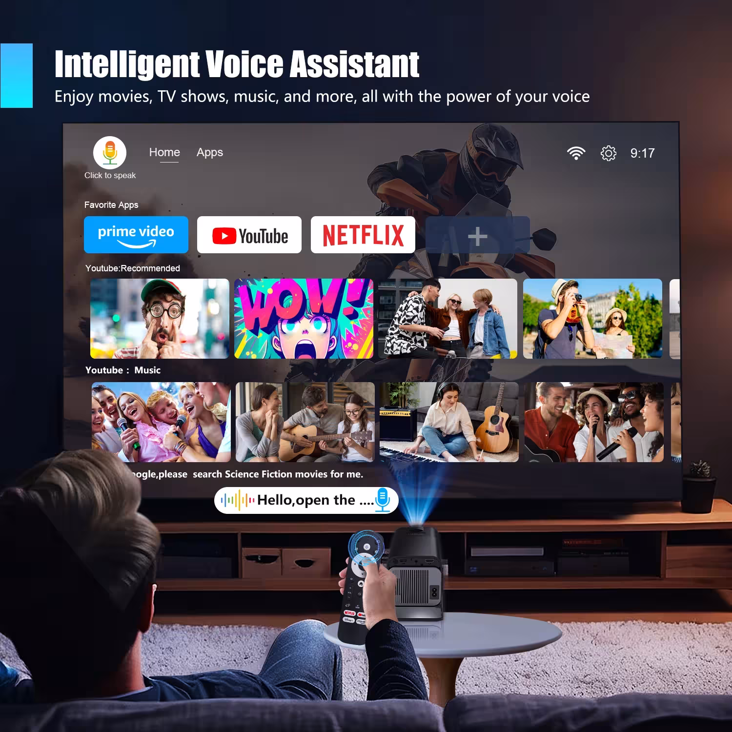 projecteur portable 1080P