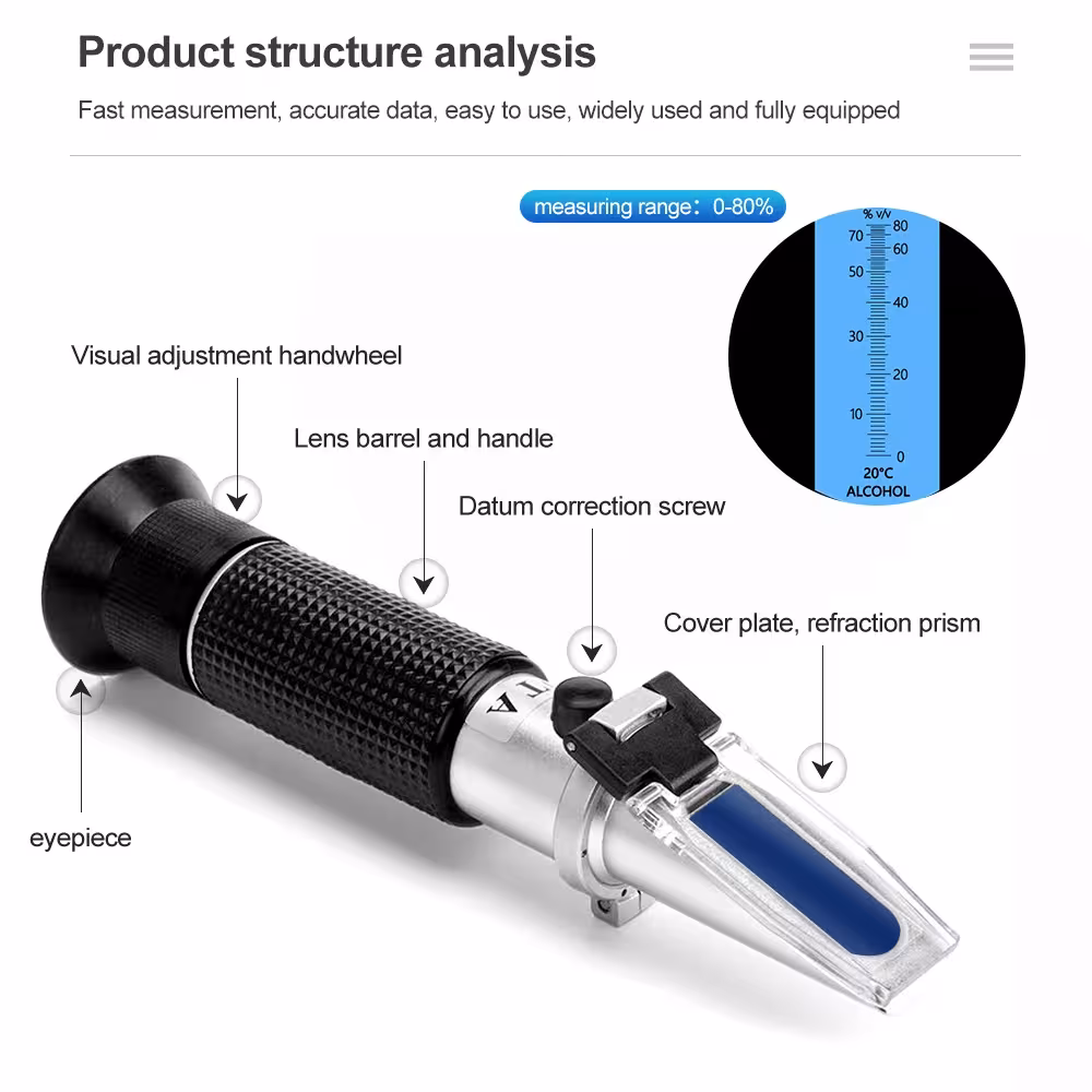 alcohol refractometer tester