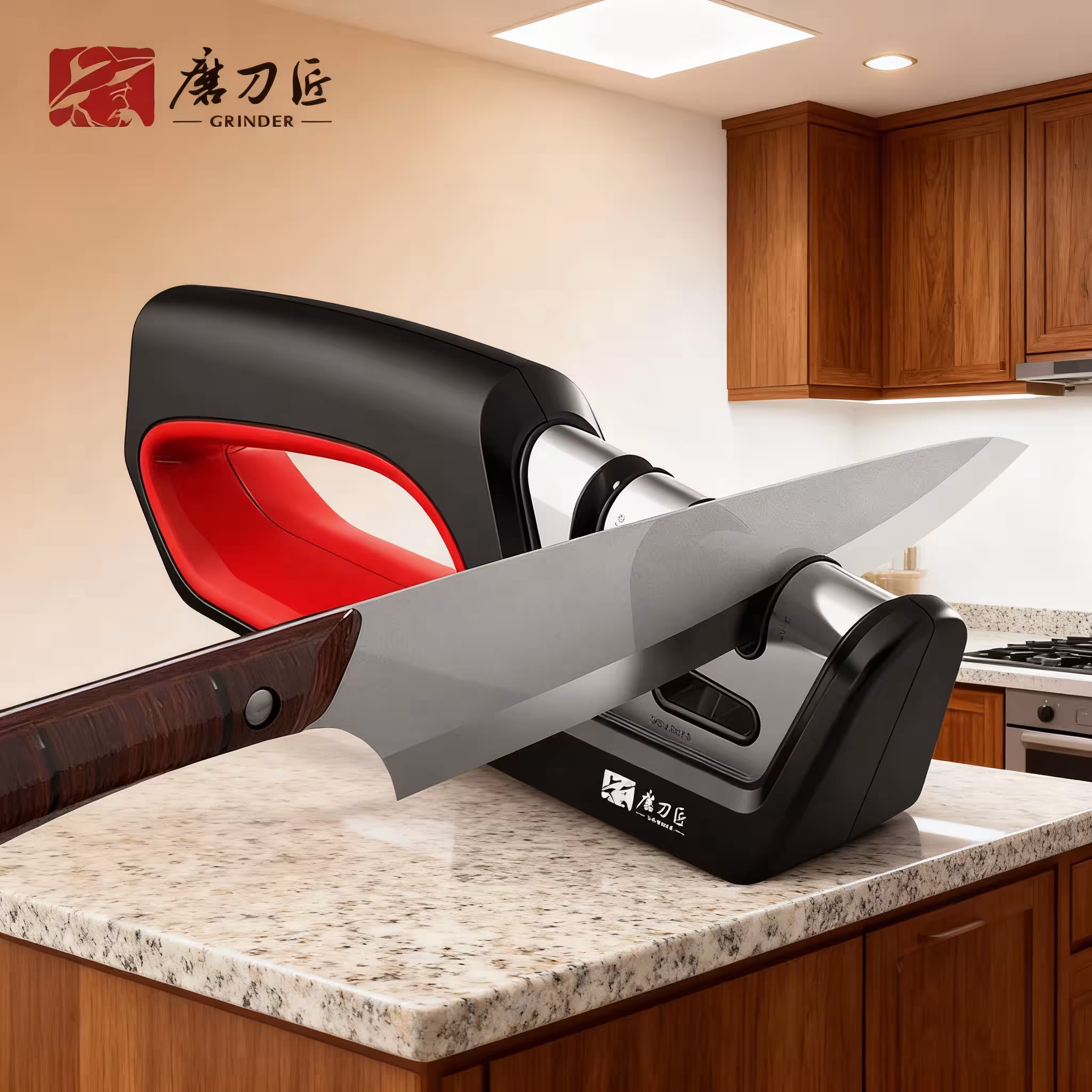four-function knife sharpener