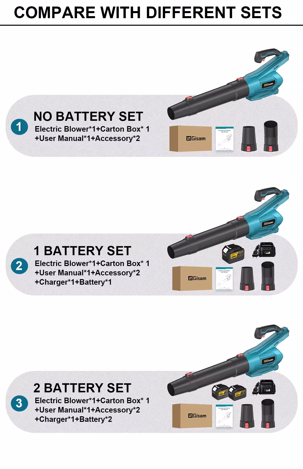 wireless air blower 18V