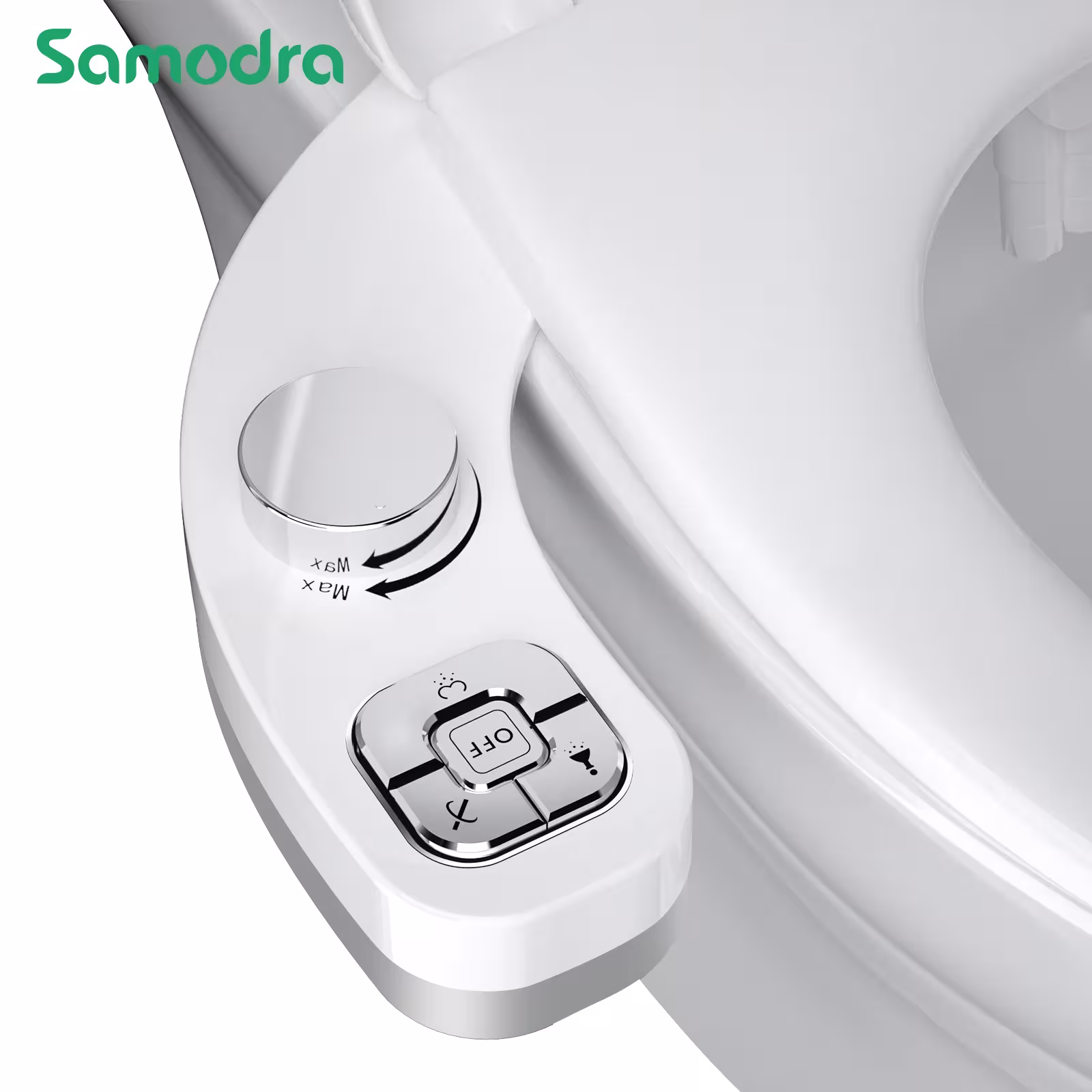 SAMODRA accessorio per WC non elettrico con doppio ugello