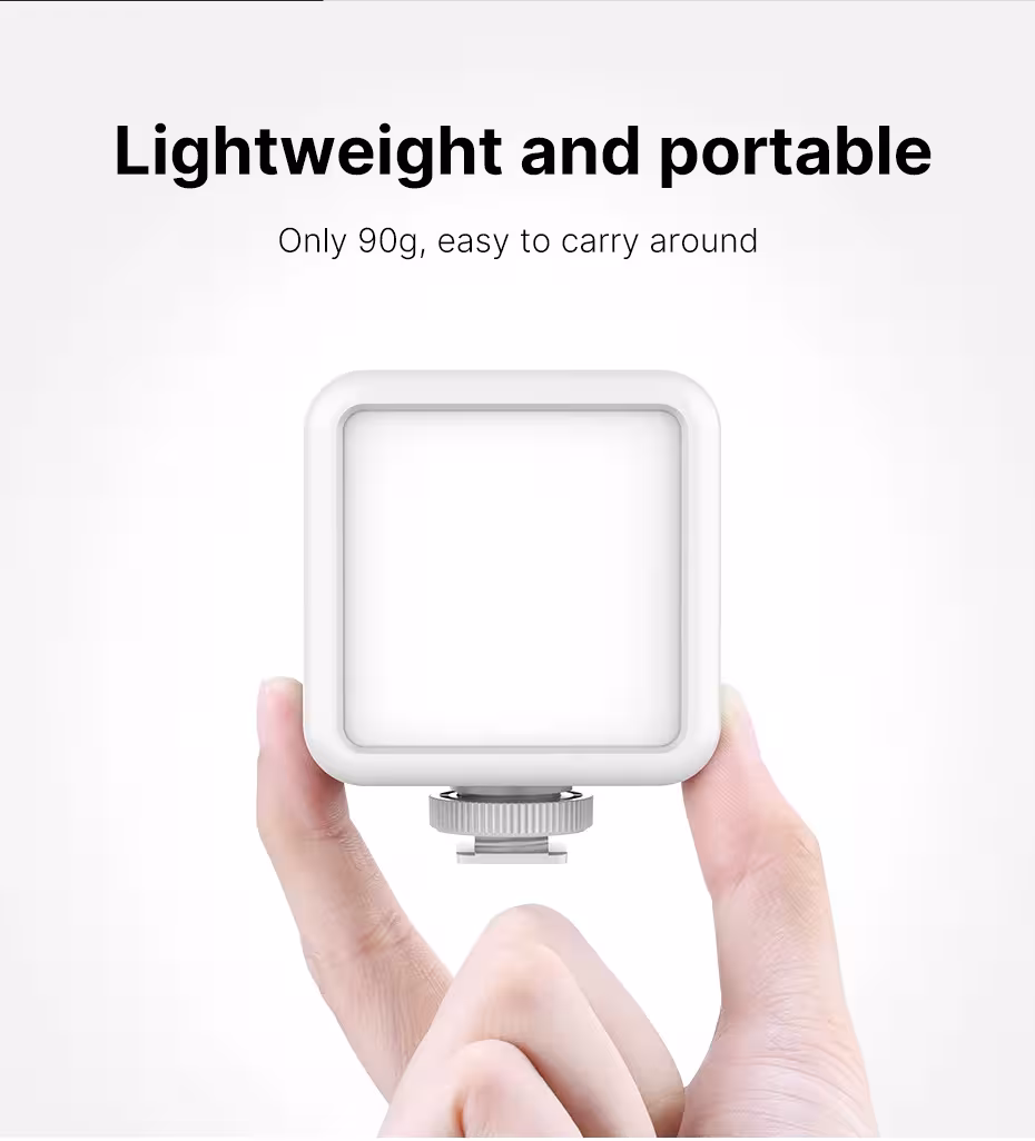 Mini LED video šviestuvas