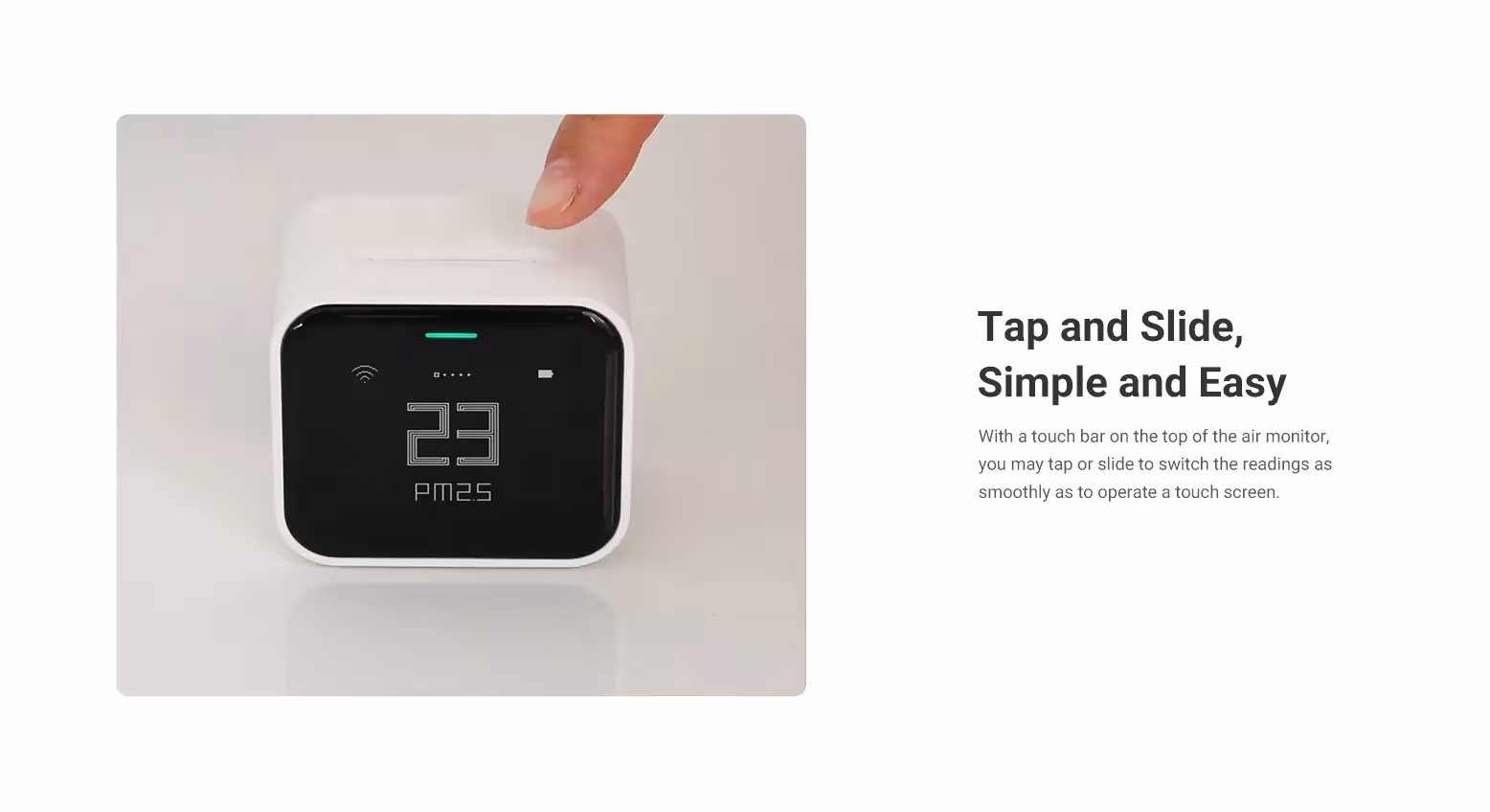 moniteur de qualité de l'air WiFi