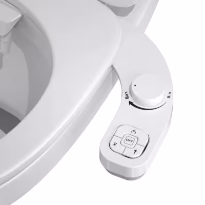SAMODRA manual bidet for toilet without electricity, double nozzle for front and back cleaning