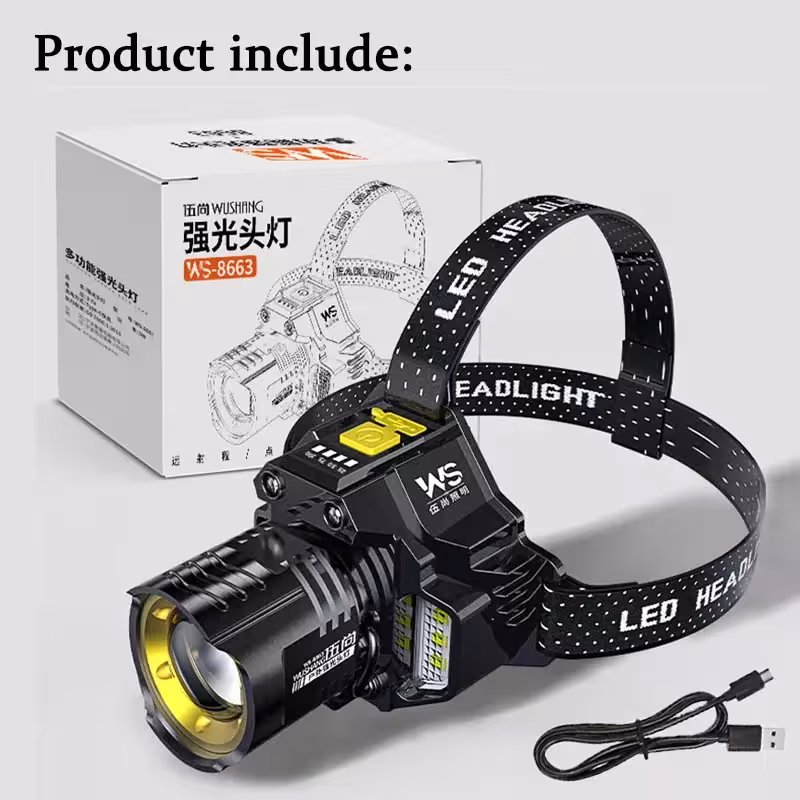 Linterna LED con sensor