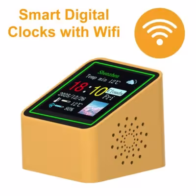 Station météorologique WiFi avec horloge et écran