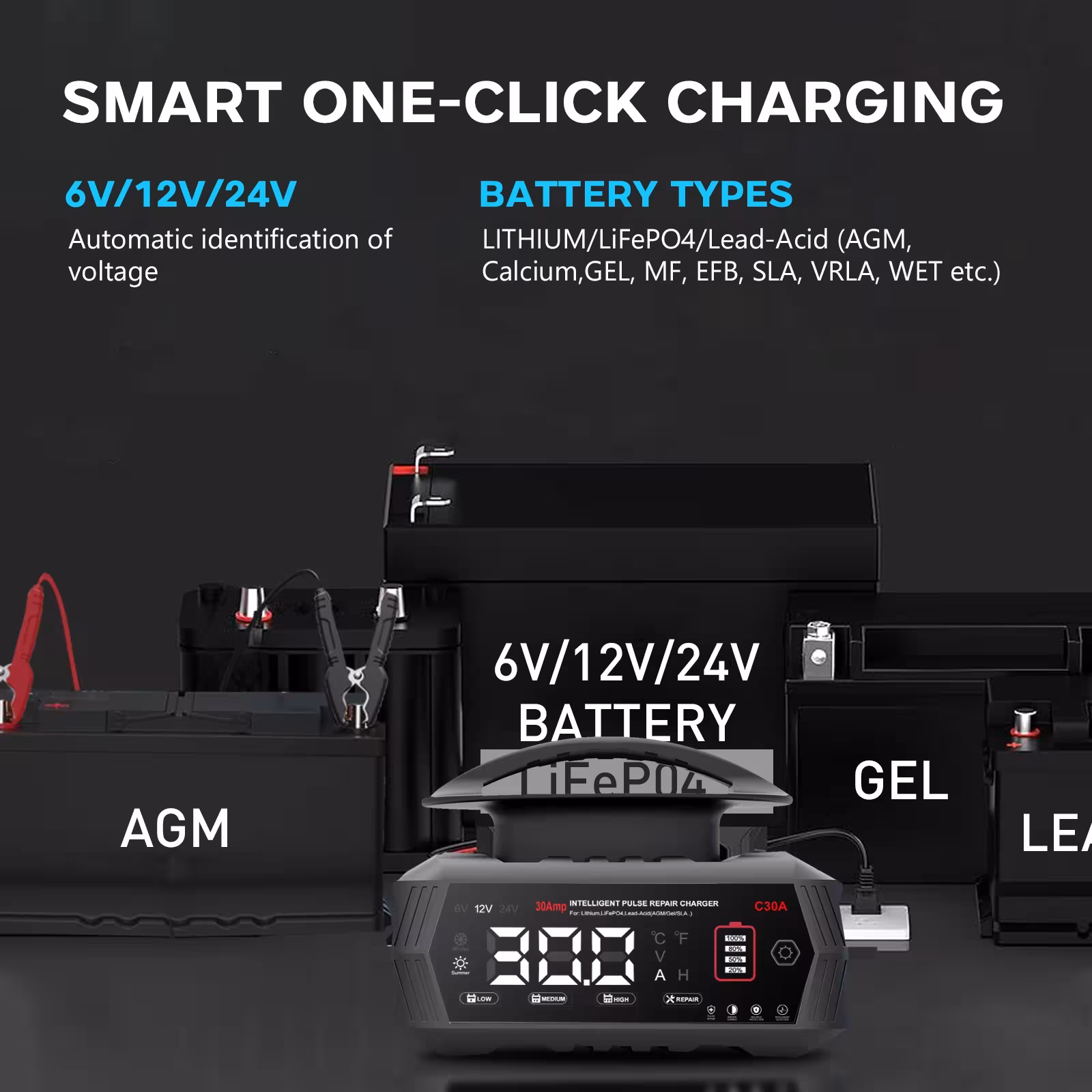 chargeur de batterie de voiture