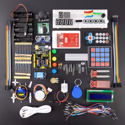 Arduino UNO R3 pradedantiesiems skirtas rinkinys su 40 projektų