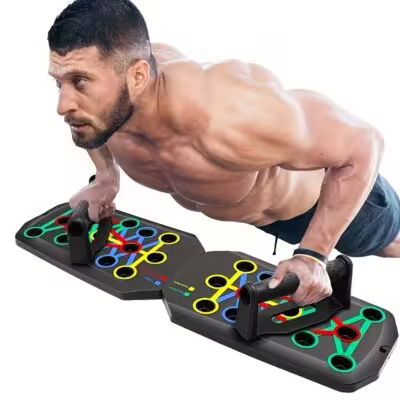 Przenośna składana płyta prasowa z uchwytem do treningu fitness w domu
