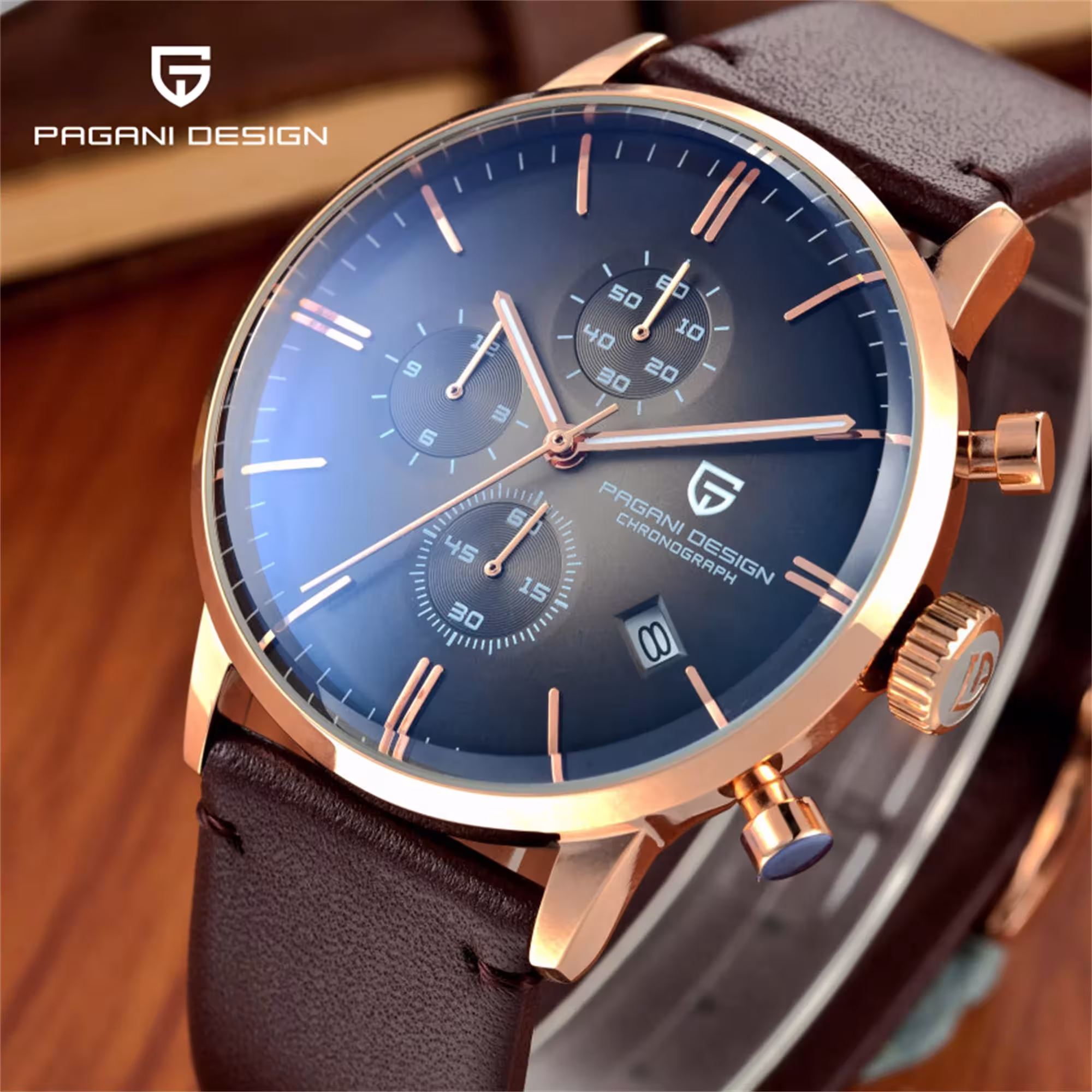 PAGANI DEIGN 2025 PD2027 k entreprise homme quartz horloge 46mm acier inoxydable