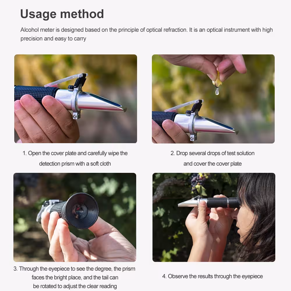alcohol sugar refractometer