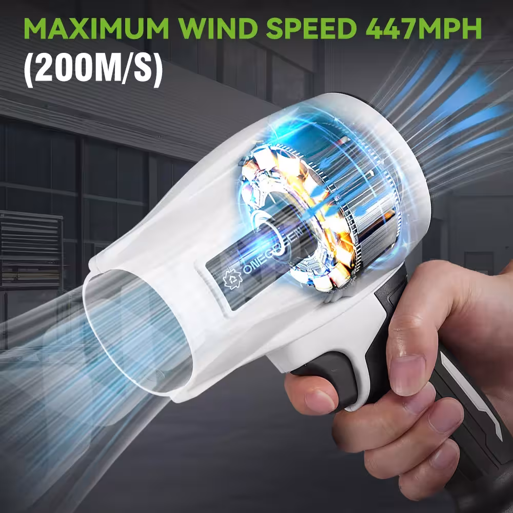 elektrinė turbo pūstuvas 18V