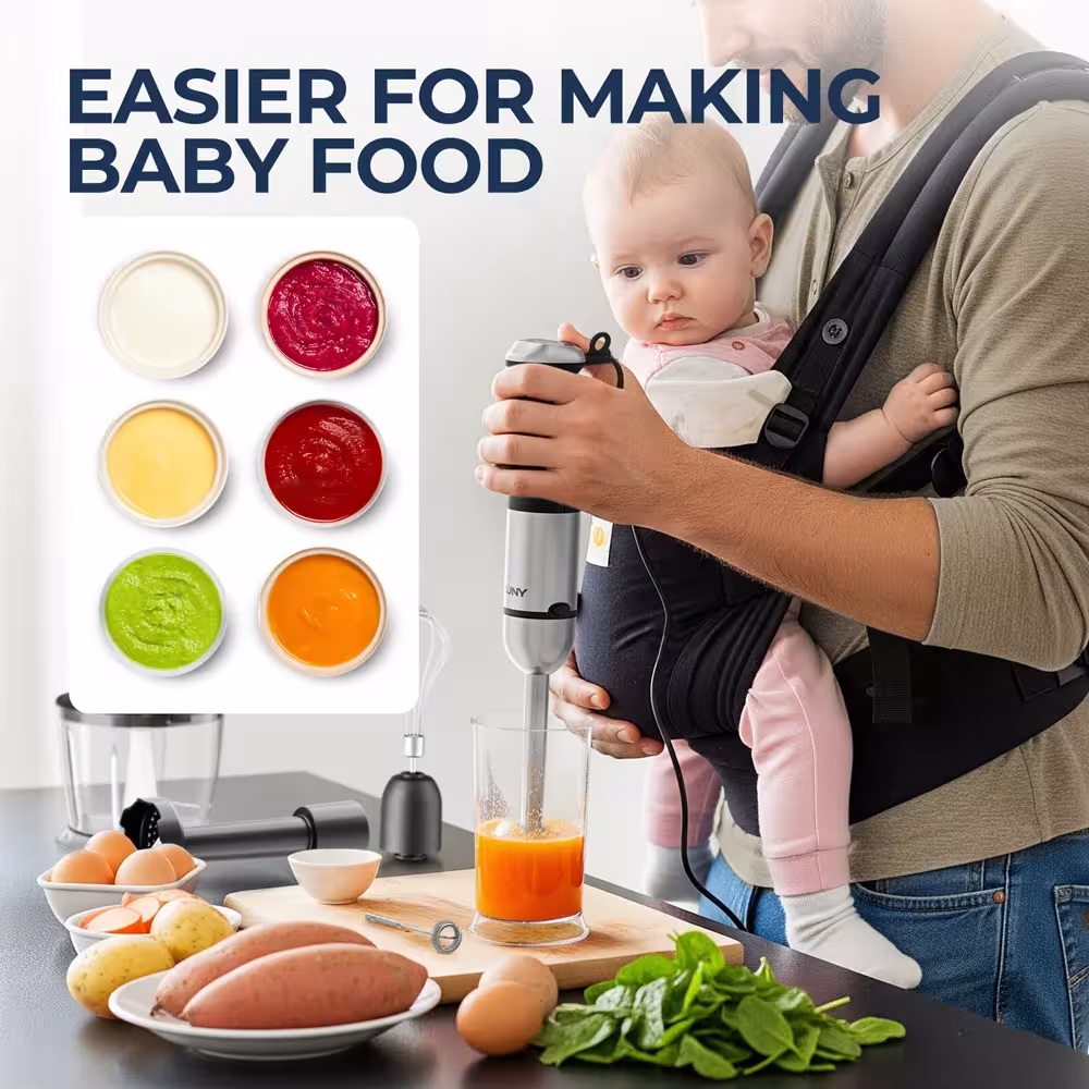 mixeur de cuisine en acier inoxydable