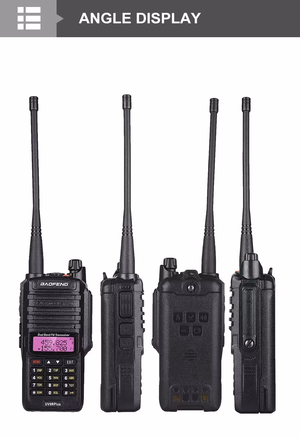 walkie talkie resistente al agua
