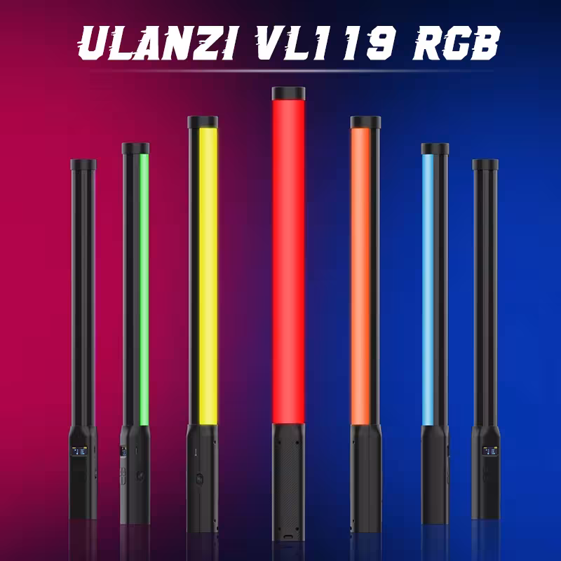 Lampe LED RGB Ulanzi VL119 50cm, bâton lumineux portable pour photos et vidéos