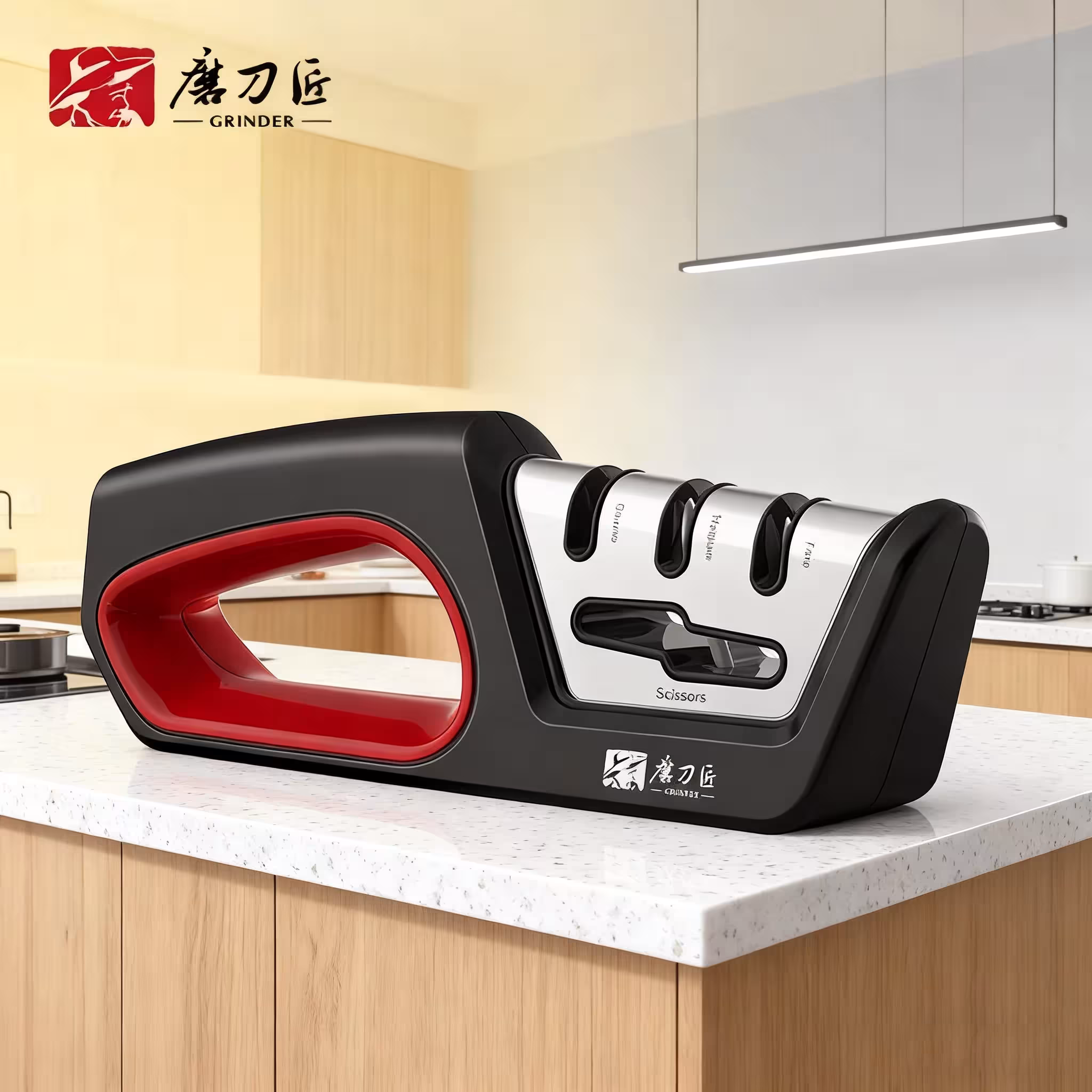 four-function knife sharpener