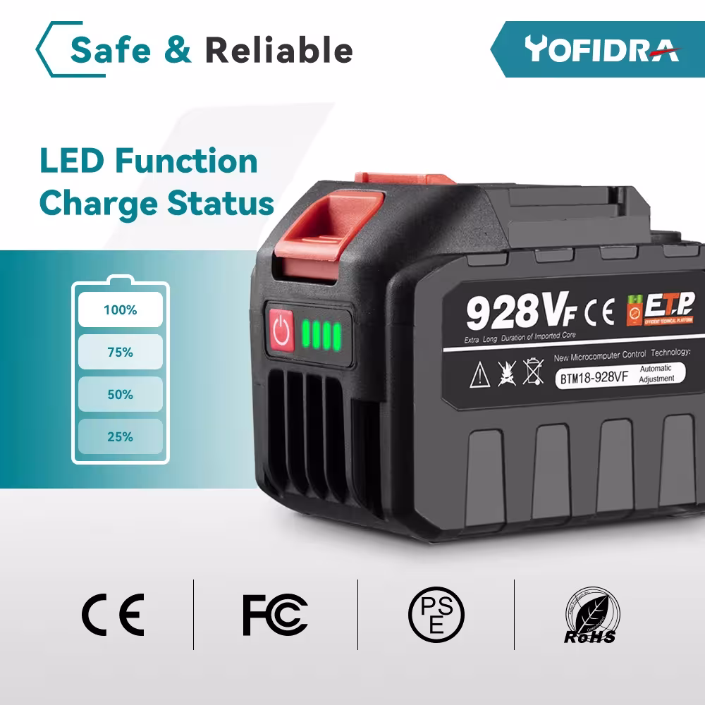 Batterie au lithium 20V