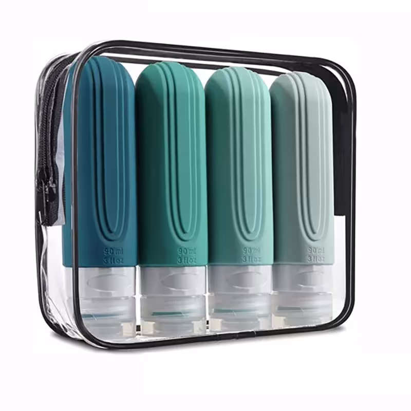 bouteille de voyage en silicone