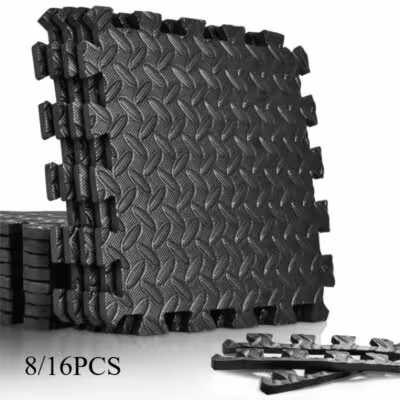 8 / 16 Full Putplostis Fitnes mat with Non-slip Surface and Protection