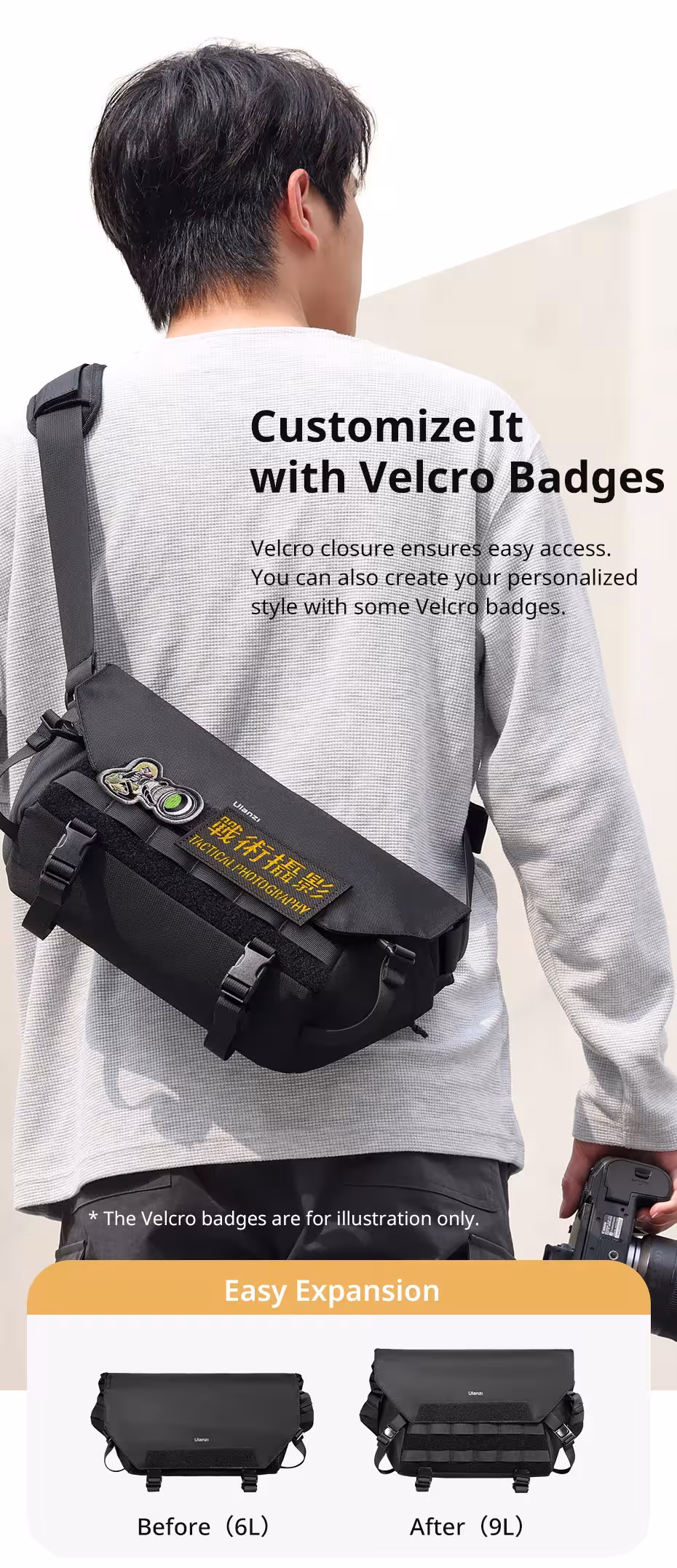photography shoulder bag