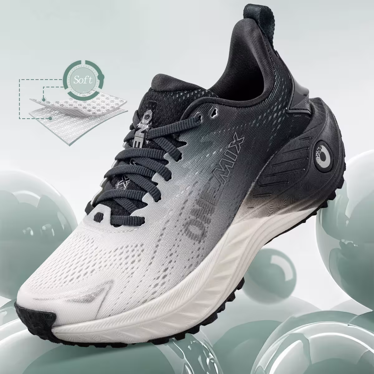Chaussures de course sportives légères ONEMIX pour hommes et femmes avec maille aérée