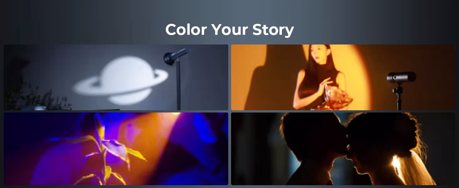 Luz RGB para fotografía y video