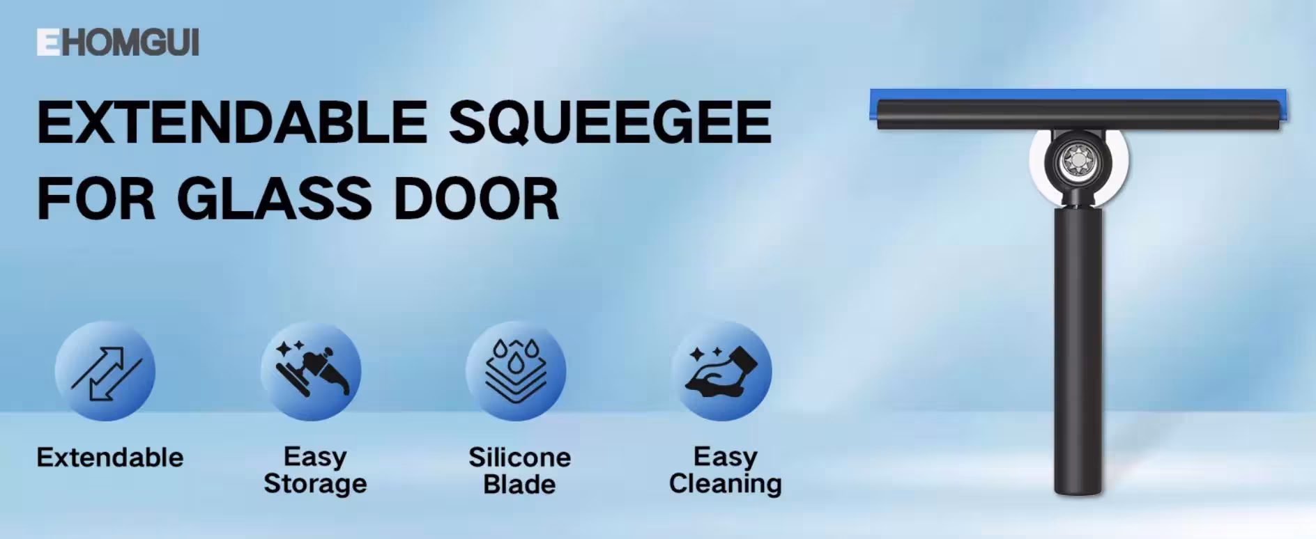 pulvérisateur de douche pour portes en verre