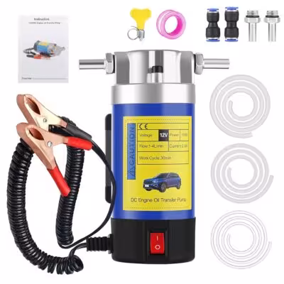 Portable Oil Transfer Pump 12V Electric Fuel Pump Extractor