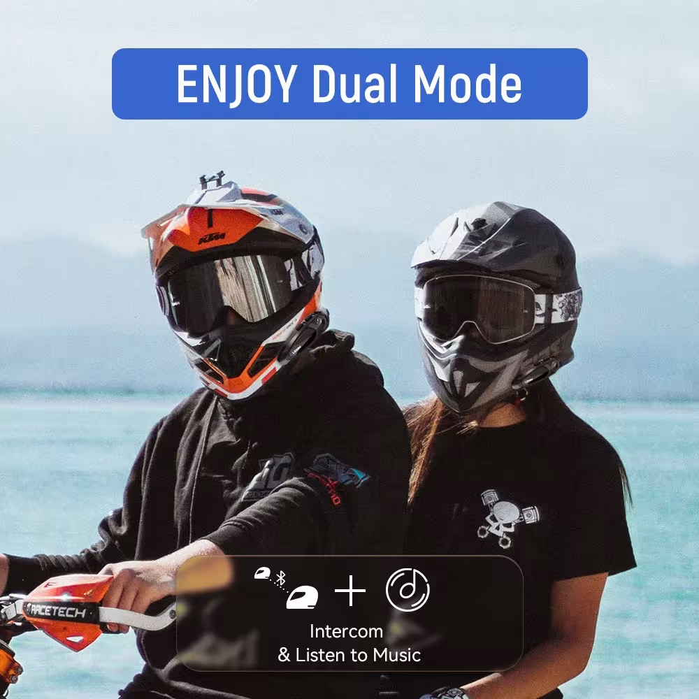 Bluetooth intercom motociklui