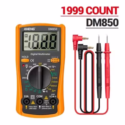 DM850 Profesionalus Skaitmeninis Multimetras 1999 Automatinis AC DC Įtampa Testuoklis